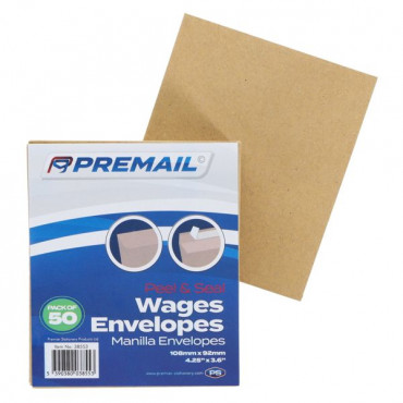 Wages Envelopes  Plain