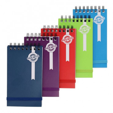 Mini Notebook Spiral Top Assorted