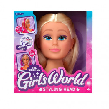 GIRLS WORLD STYLING HEAD