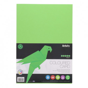 A4 Activity Card 50 Sheets Parrot