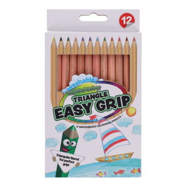 Jumbo Triangle Colouring Pencils Pk12