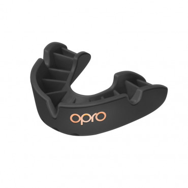 OPRO Bronze SelfFit Mouthguard BLACK