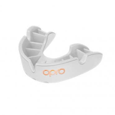 OPRO Bronze SelfFit Mouthguard WHITE