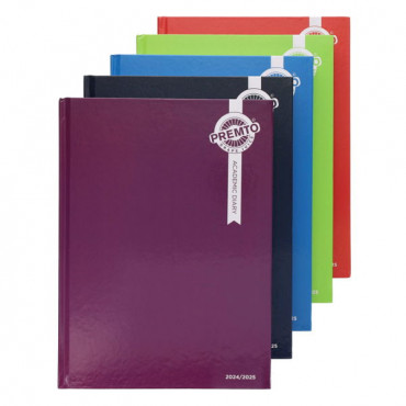 A4 2024-2025 Page A Day Academic Diary assorted