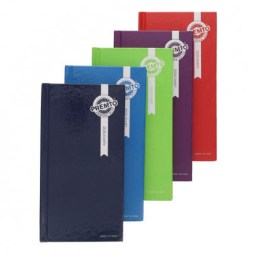 2025 Slim Pocket Week To View Diary assorted