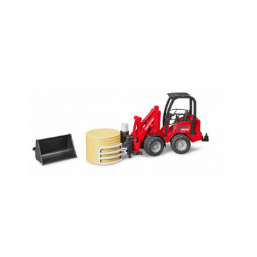 Schaffer Compact Loader With Bale Grabber