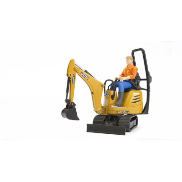 Jcb Micro Excavator & Construction Worker