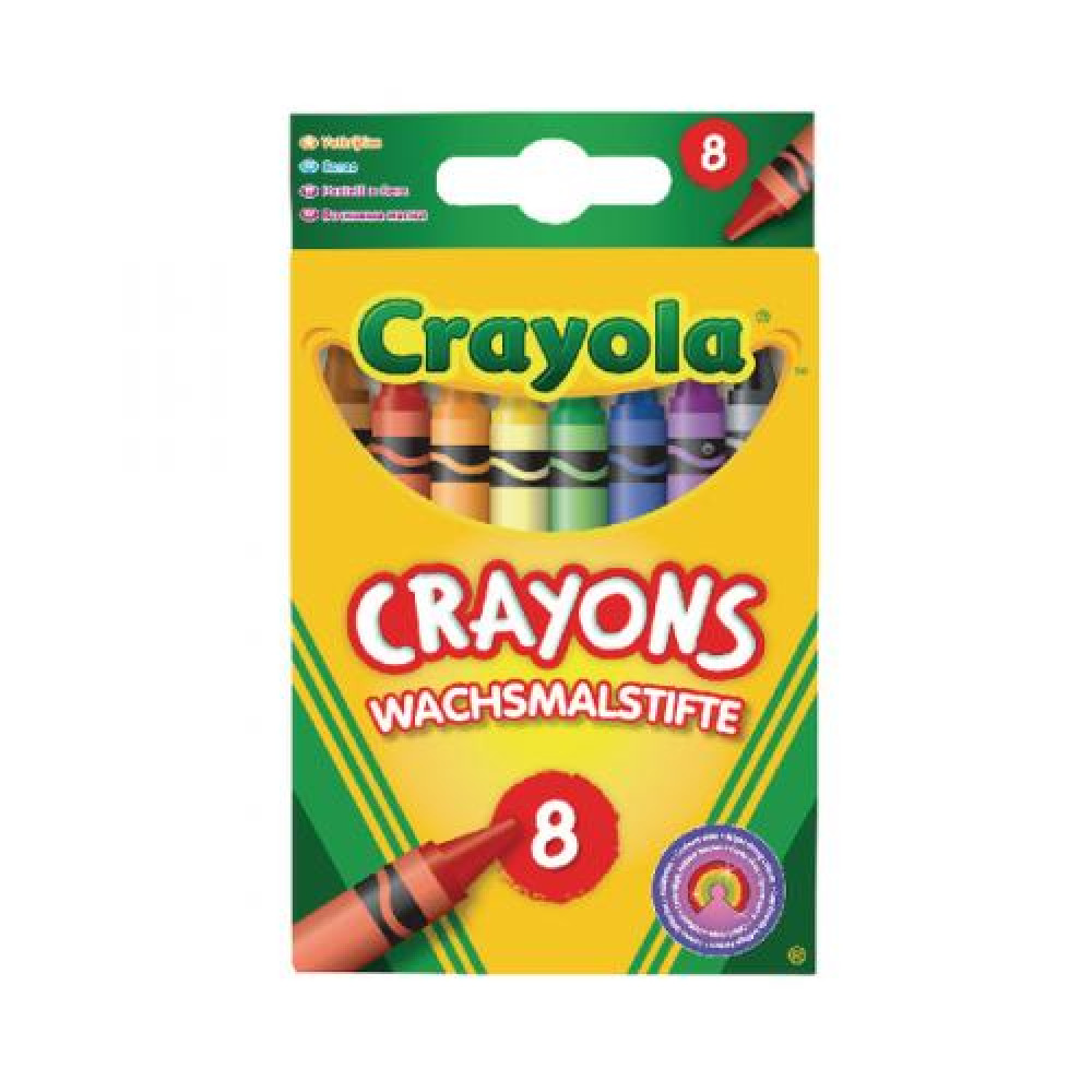 CRAYONS WAX 8PK