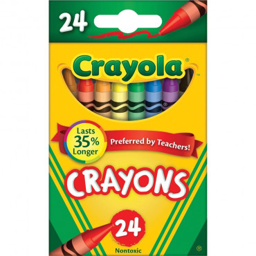 CRAYONS PK 24 ASST