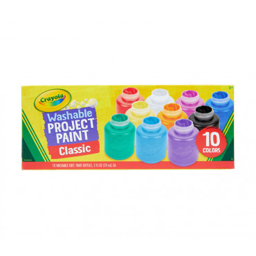 10CT WASHABLE KIDS PAINT