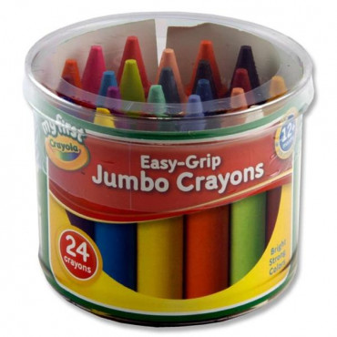 MY FIRST JUMBO CRAYONS 24PK