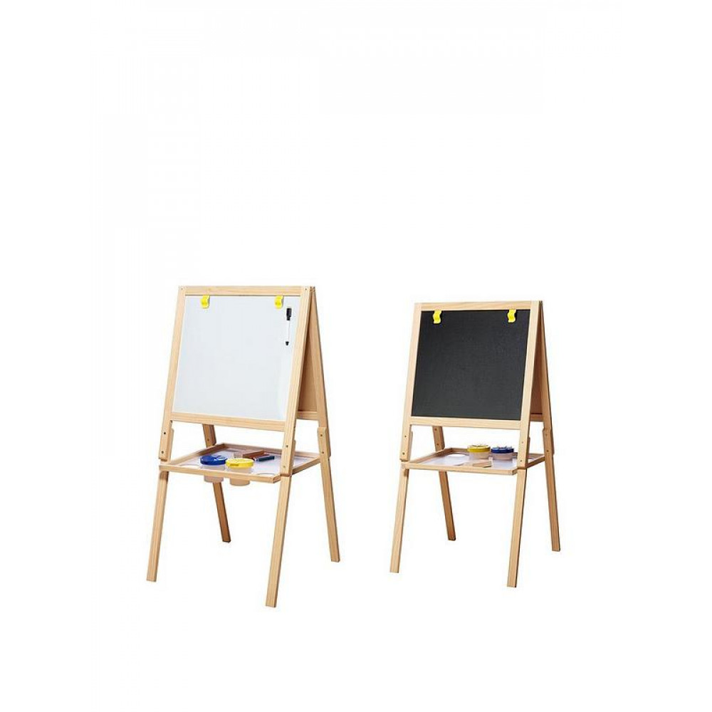 Wooden Easel White And Black Board