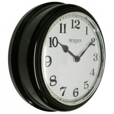 Wall Clock Black Deep