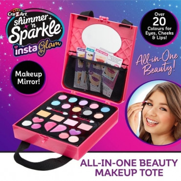 SHIMMER N SPARKLE GLAM & GO BEAUTY CADDY