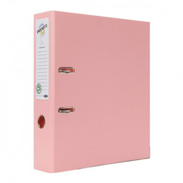 Premto Pastel A4 PP Lever Arch File Pink Sherbet