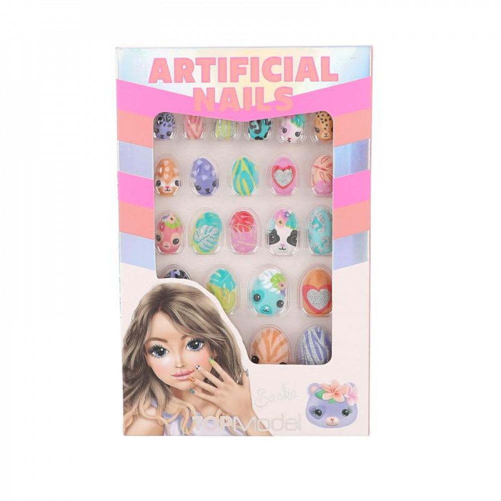 TOPModel Artificial Nails Pointed Animals BEAUTY E