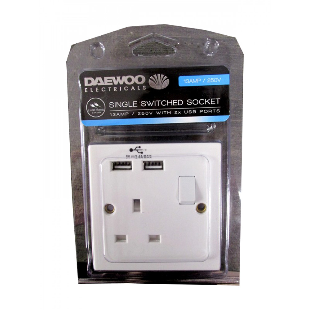 DAEWOOD SINGLE SOCKET W USB