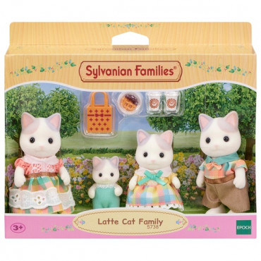 Latte Cat Family Sylvanian Families