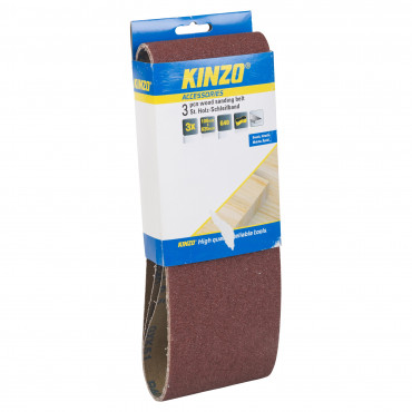 Kinzo Luggage Straps 3Pk