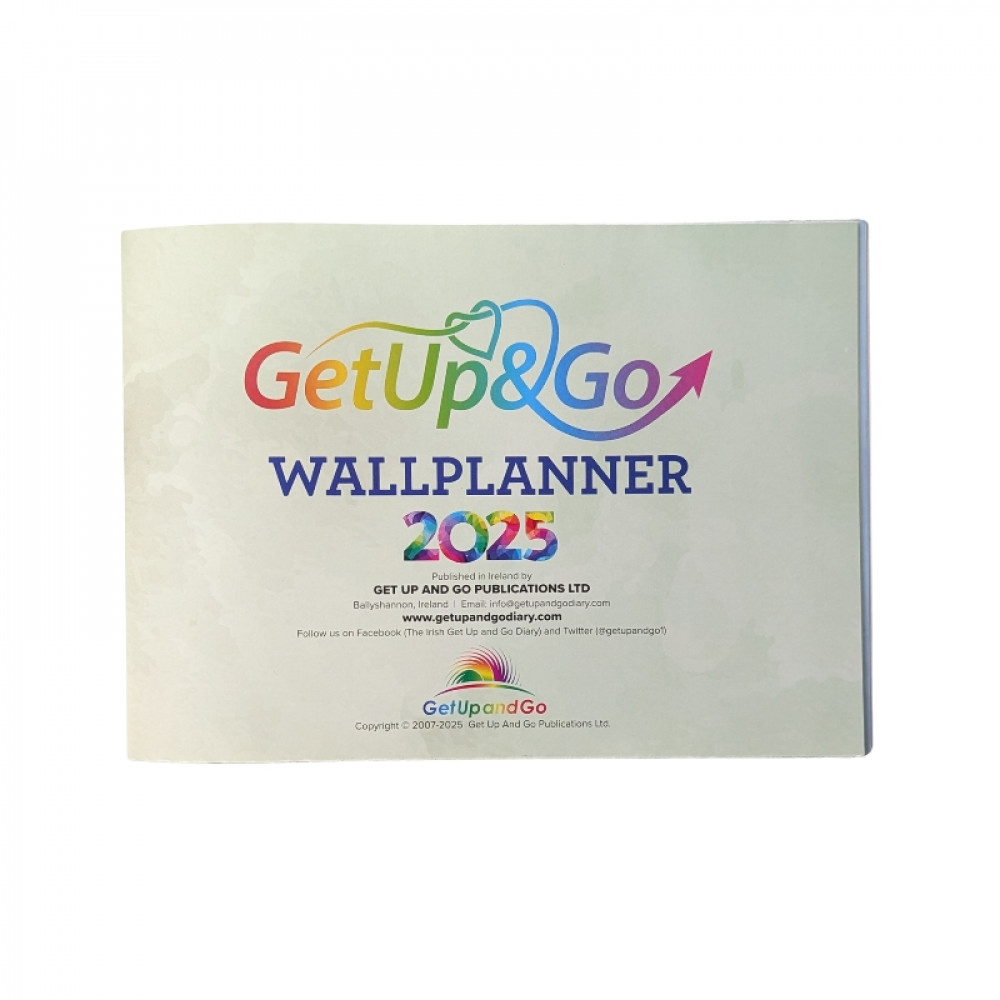 Get Up and Go Wall Planner 2025