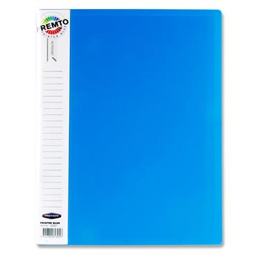 A4 40 POCKET DISPLAY BOOK BLUE