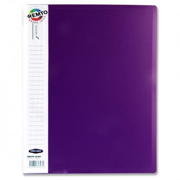 Premto A4 40 Pocket Display Book - Grape Juice