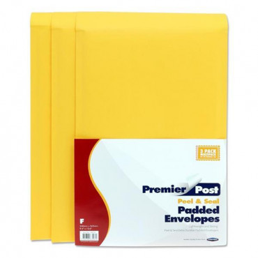 Pkt.3 Size F 240x345 Padded Envelopes