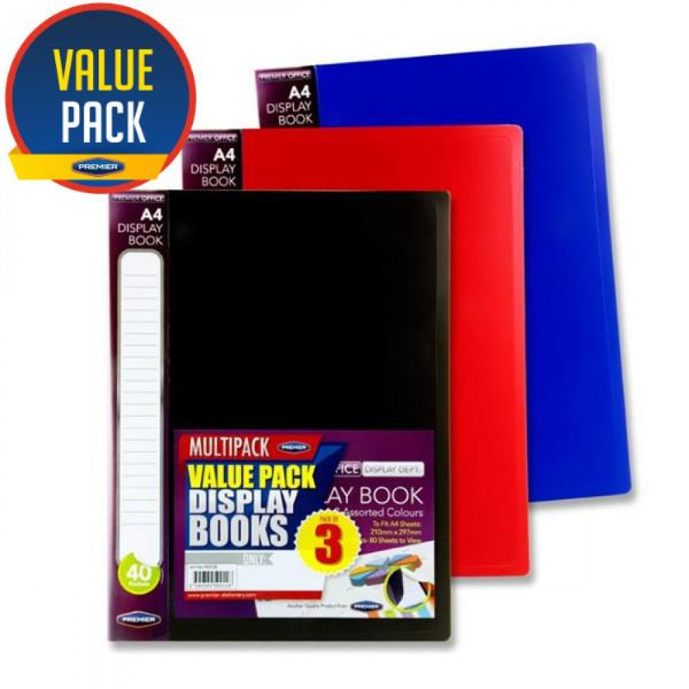 40 POCKET DISPLAY PREMIER DEPOT 3PK