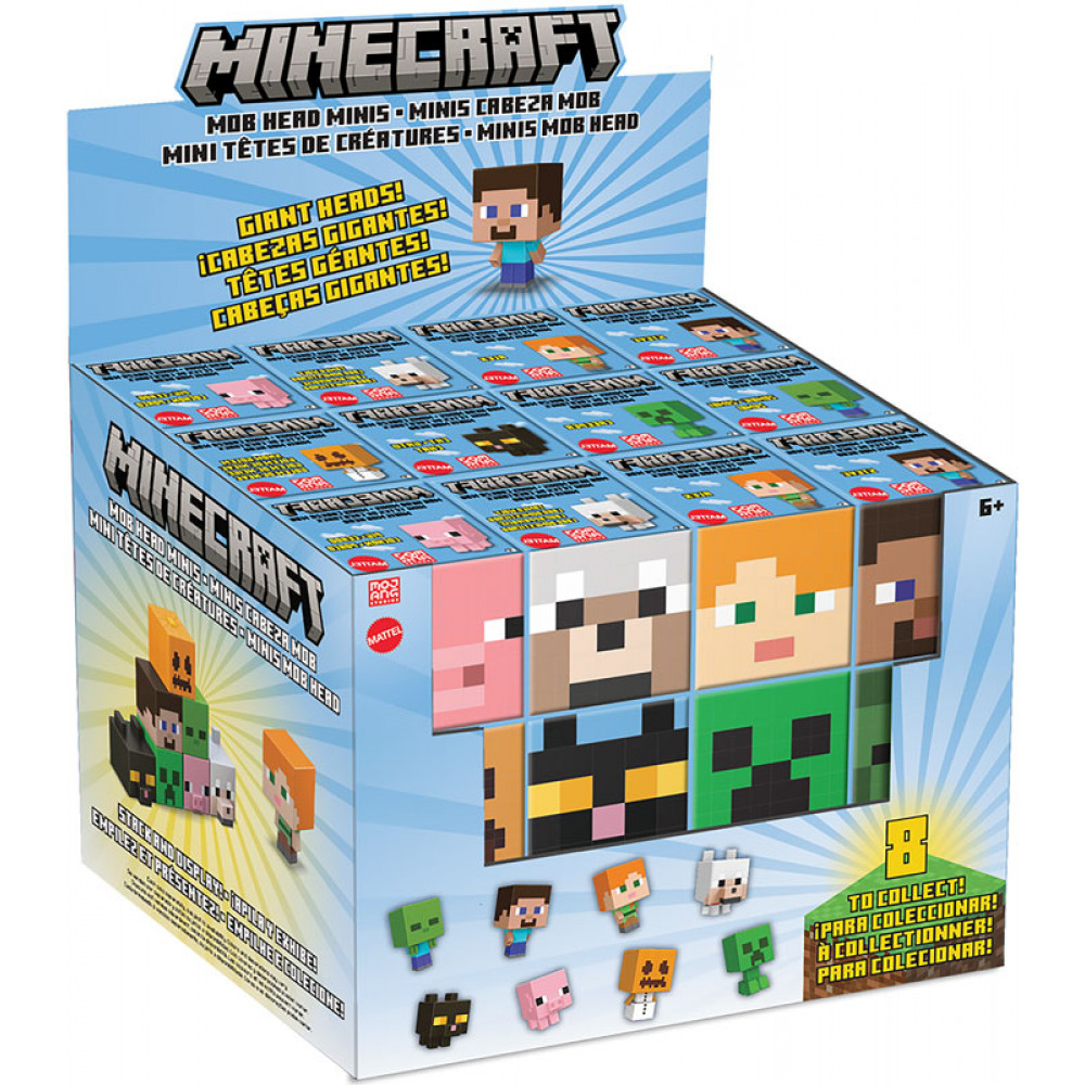 Minecraft Mob Head Minis Assorted