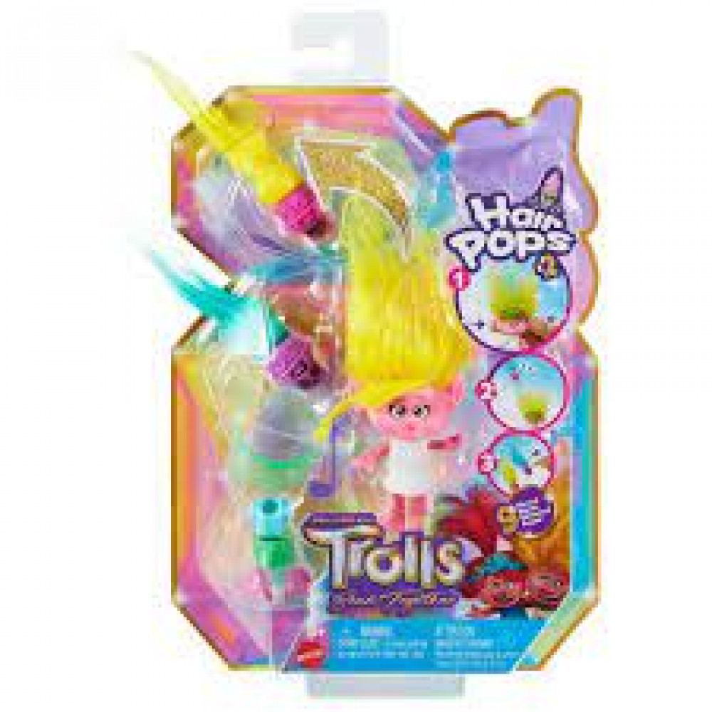 Trolls Small Doll Hair  Pops Surprise Viva