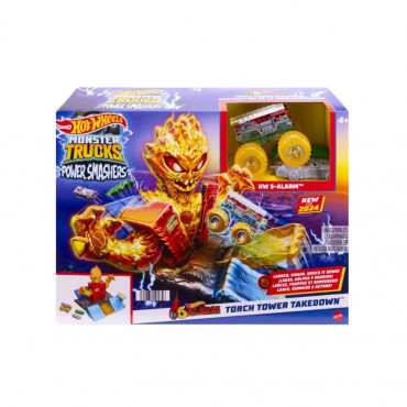 HW Monster Trucks Power Smashers 5 Alarm Torwer