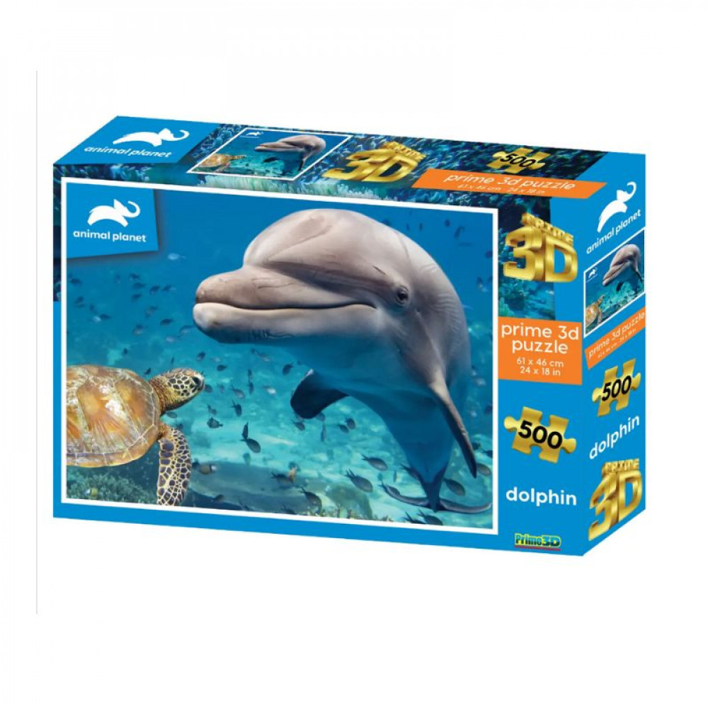 Animal Planet Dolphin and Turtle 500 pc Puzzle