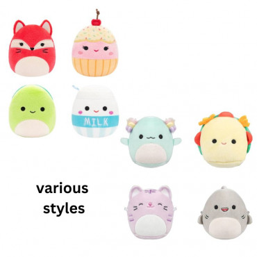 Squishmallows 2.5 in 4 pack plush assorted