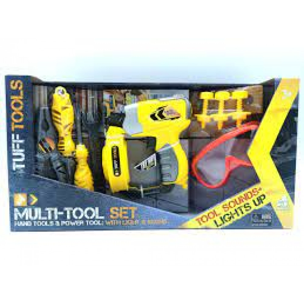 TUFF TOOLS MULTITOOL SET LIGHT & SOUND ASST