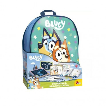 Bluey Colouring drawing backpack