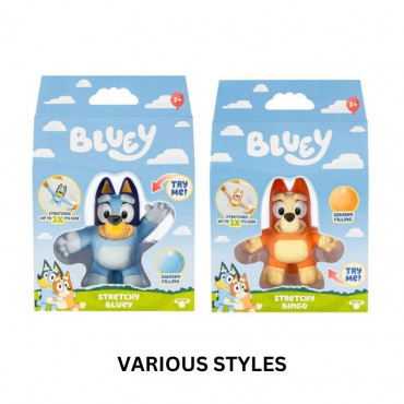 Bluey S10 Stretchy Hero assorted