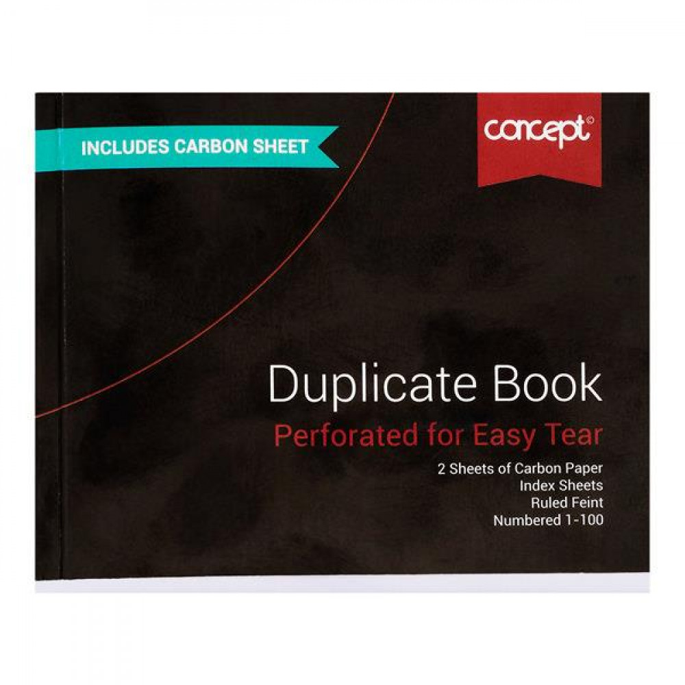 Concept 4 x5 IN 100 Sheet Duplicate Book