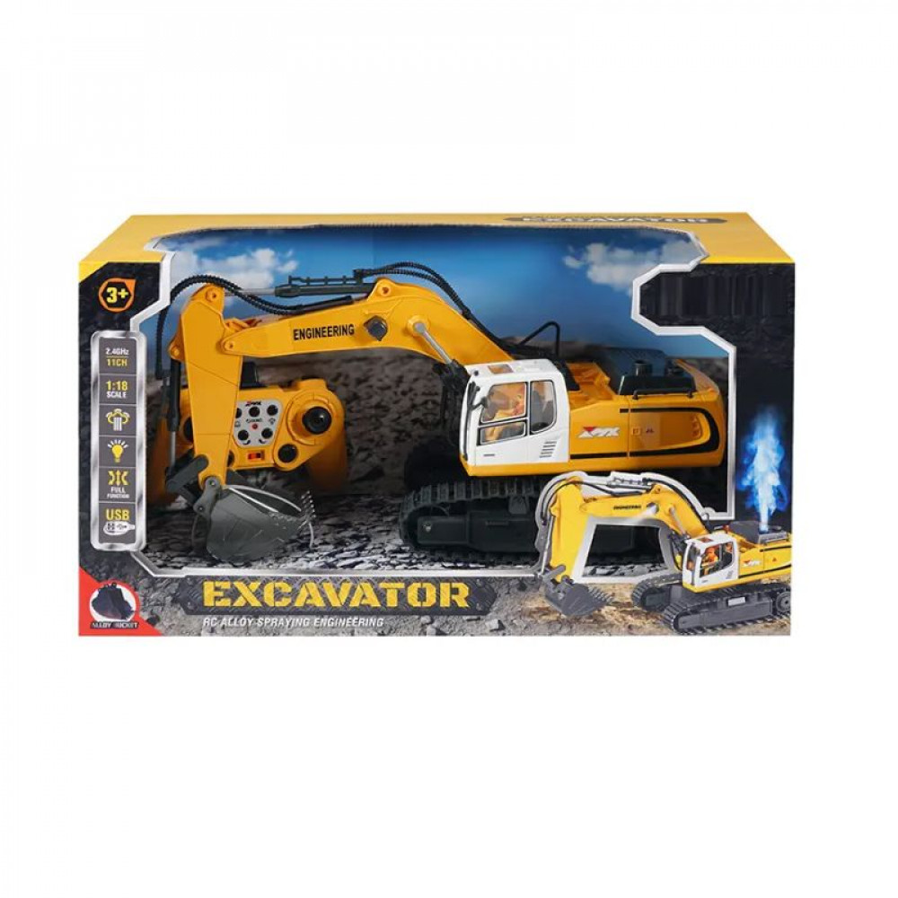 MX ENG RC 2.4G  Excavator with Steam