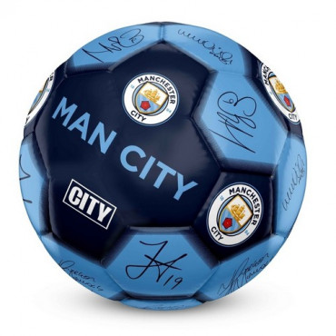 Man City Football 26 Panel Size 5 Blue