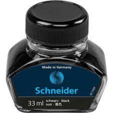 SCHNEIDER INK 33ML BLACK FOR FOUNTAIN PEN