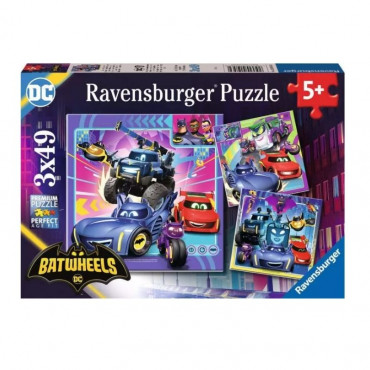 Batwheels 3x49 Pc Puzzle