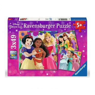 Disney Princess 3x49 Pc Puzzle