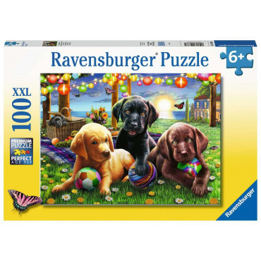 Puppy Picnic Xxl 100Pc Puzzle