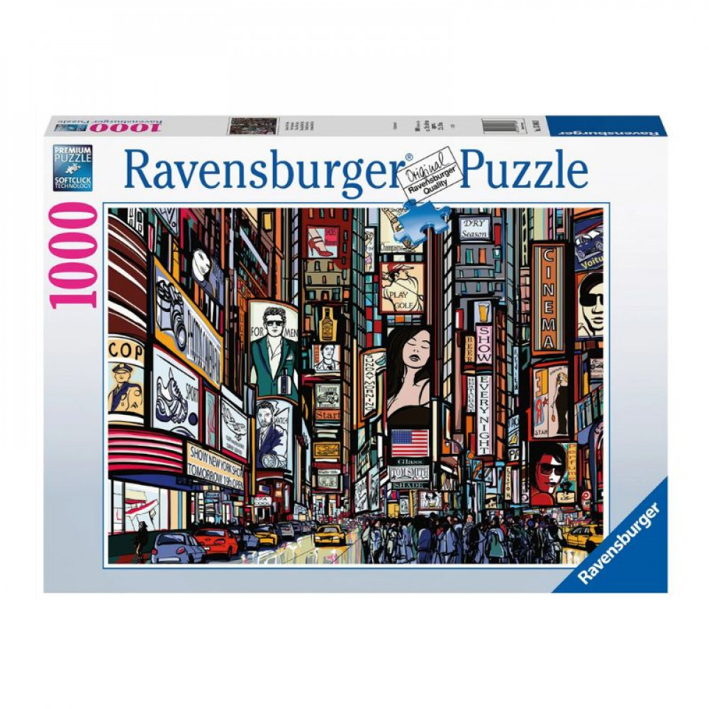 Colourful New York 1000 Pce Puzzle