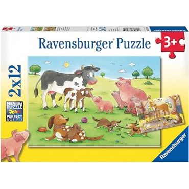 Happy Families 2x12 Pce Puzzle