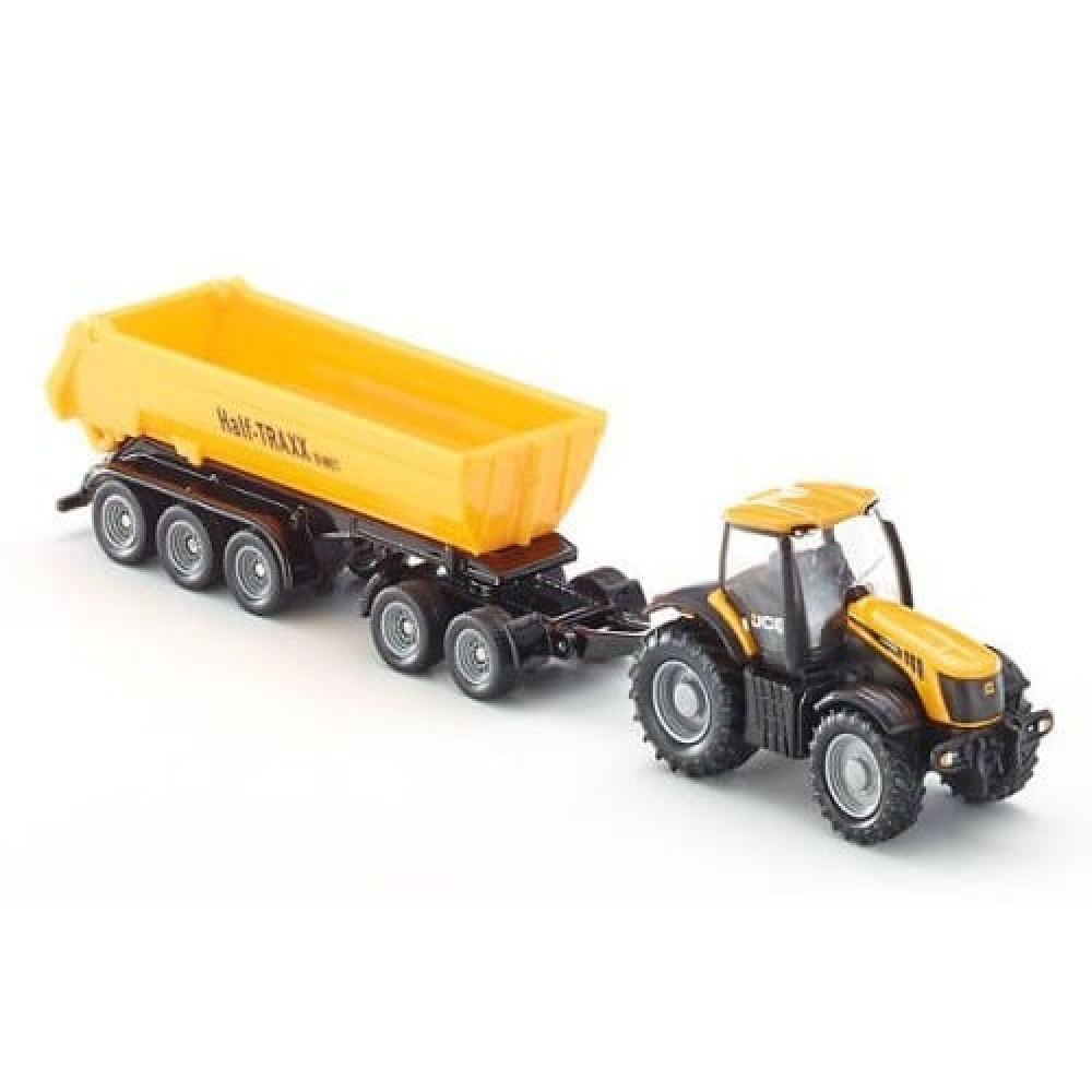 JCB Tractor w/Dolly & Tipping Trailer 1:87 Scale