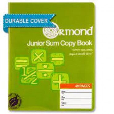 PLASTIC COVER 10mm Sq JUNIOR SUM COPY