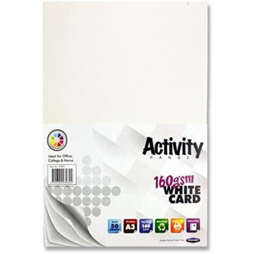 A3 WHITE CARD 50 SHEETS