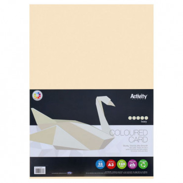 A3 ACTIVITY CARD IVORY 25 SHEETS