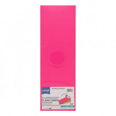 FLUORESCENT CARD 12X 4 PK 50